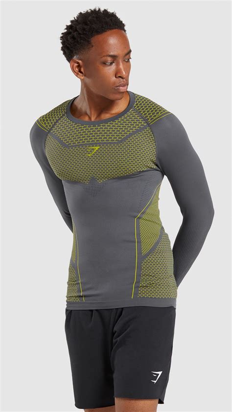 Onyx X LS T Shirt Mens Workout Clothes Gym Outfit Men Workout Shirts