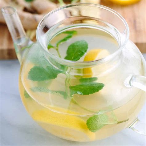 Those who are living in a cold country like in the west or ginger is root vegetable, so drinking ginger tea every day will help to get more nutrients in your diet. Enjoy a Hot Cup of Ginger Root Tea with Lemon and Mint ...