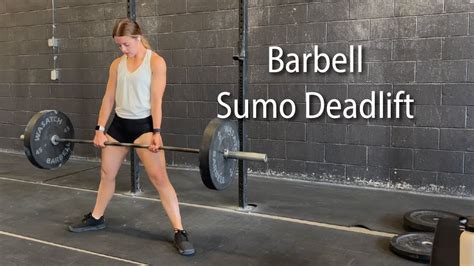 Barbell Sumo Deadlift Youtube