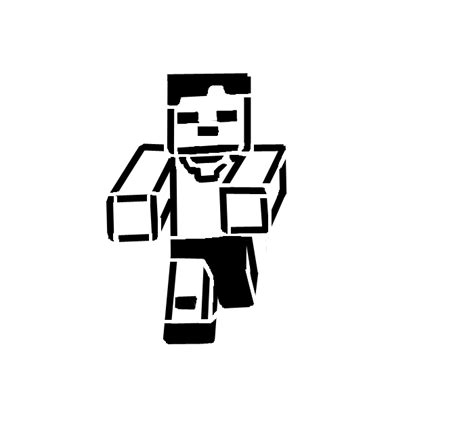 Minecraft Silhouette at GetDrawings | Free download
