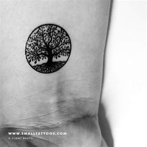 Tree Of Life Temporary Tattoo Set Of 3 Small Tattoos