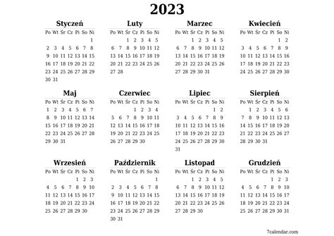 Wielkie Złudzenie Nowość Nie Mogę Kalendarz Na 2023 żądanie Wyjechać