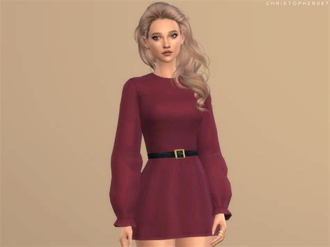 The Sims Resource Into It Dress Christopher067