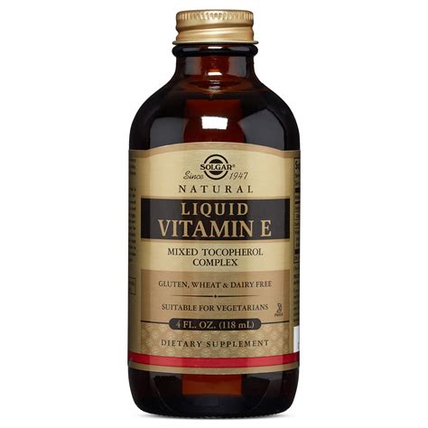 Buying guide for best vitamin e supplements. Solgar Liquid Vitamin E (without dropper), 4 fl. oz ...