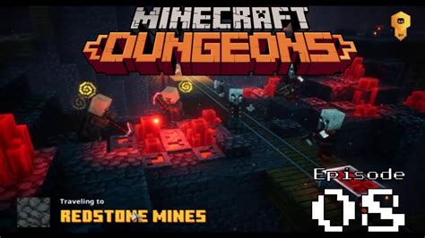 Minecraft Dungeons Ep8 Redstone Mines Youtube