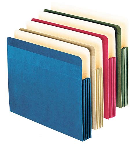 Pendaflex 1 Pocket Colored Stock Expandable File Folder Assorted