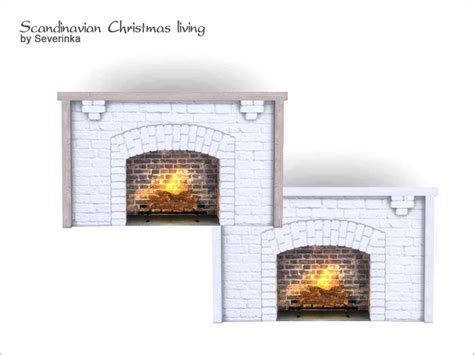 In Wall Fireplace Sims 4