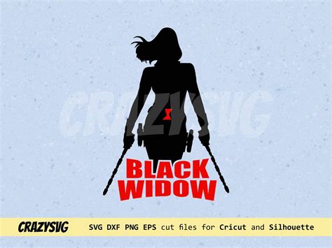 Black Widow Weapons Svg