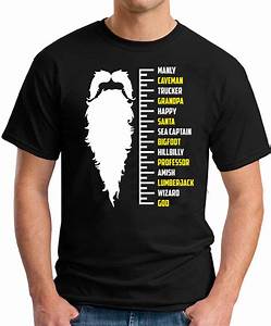 Beard Growth Chart T Shirt Geekytees