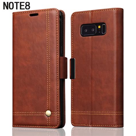 3 Colors Top Quality Leather Cover Flip Phone Case For Samsung Galaxy