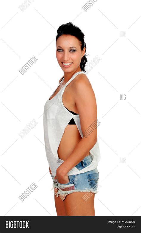 Sexy Woman Jeans Short Image Photo Free Trial Bigstock