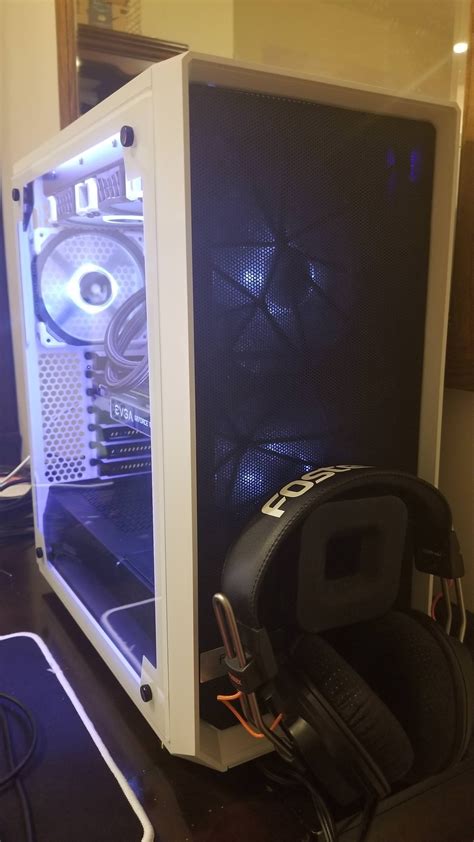 Finished Black/White Meshify C Build. Check it out! : buildapc
