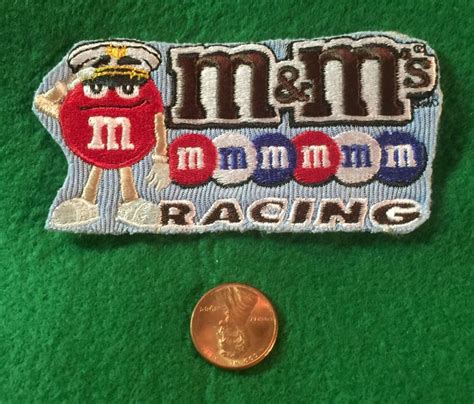 Mandms Racing Embroidered Patch Etsy Embroidered Patches