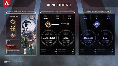 How To Check Your Apex Legends Stats Wins Kd 48 Off