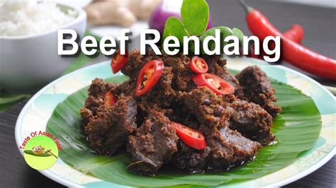 Beef Rendang Recipe Indonesia Youtube