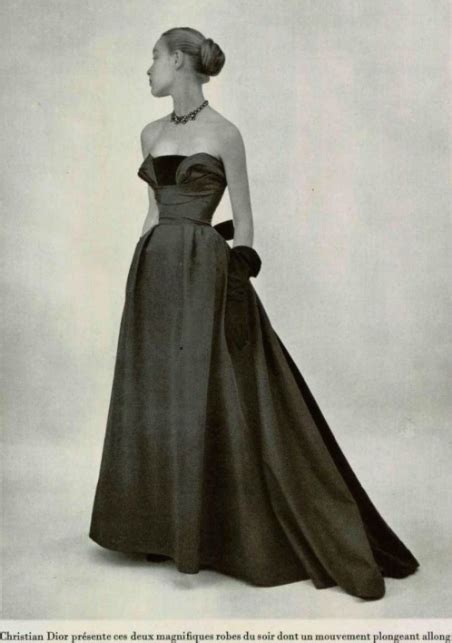 1951 Christian Dior Fashion Vintage Dresses Vintage Gowns