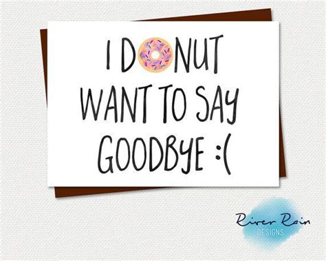 Printable Card Funny Farewellgoodbye Card I By Riverraindesigns Farewell Cards Goodbye Cards