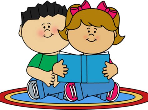 Kids Reading Clipart Read To A Friend Png Download Full Size