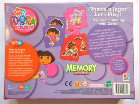 Dora The Explorer Memory Card Game Finding Pairs For Matching Picture