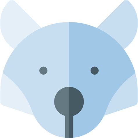 Arctic Fox Basic Rounded Flat Icon