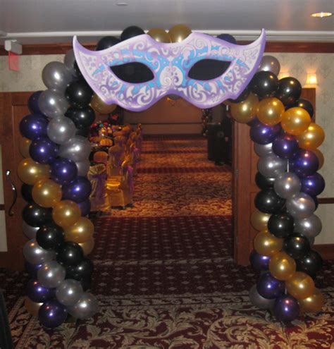 walk through entrance mask balloon arch created by total perfect for your