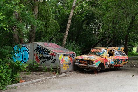 2d Graffiti Car On Behance