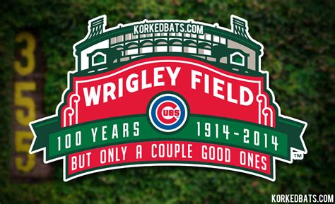 Picture Cubs Unveil New Wrigley Field 100th Anniversary Logo