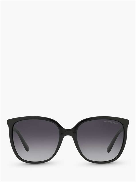 michael kors mk2137u women s anaheim polarised square sunglasses black grey gradient at john
