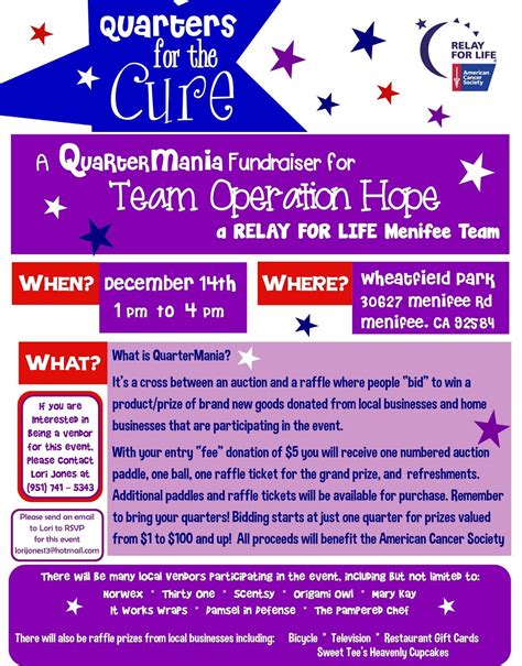 Menifee Relay For Life Team Fundraiser Tomorrow ~ Menifee 247 Relay
