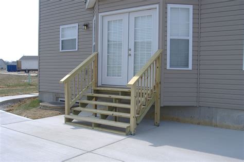 How To Build Exterior Wood Steps Todays Homeowner Patio Steps
