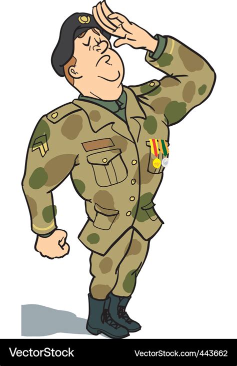 Army Guy Cartoon Army Military