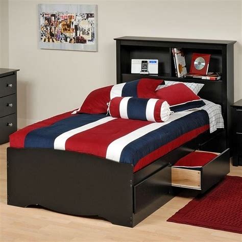 Seufert23866 Seriously 44 Truths On Twin Bed With Bookshelf They