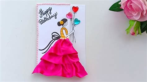 Beautiful Handmade Birthday Cardbirthday Card Idea In 2020