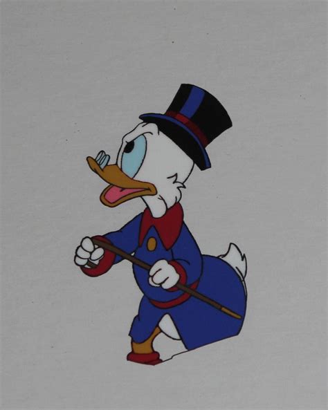 Scrooge Mcduck Disney Ducktales Production Animation Cel 1826211345