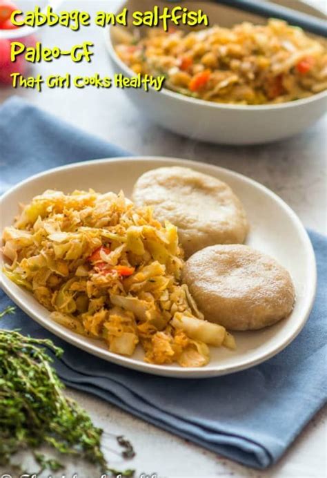 Cabbage And Saltfish Recipe Healthy Cooking Jamaican Recipes Cabbage