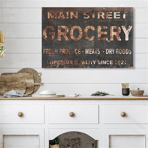 Grocery Sign Etsy