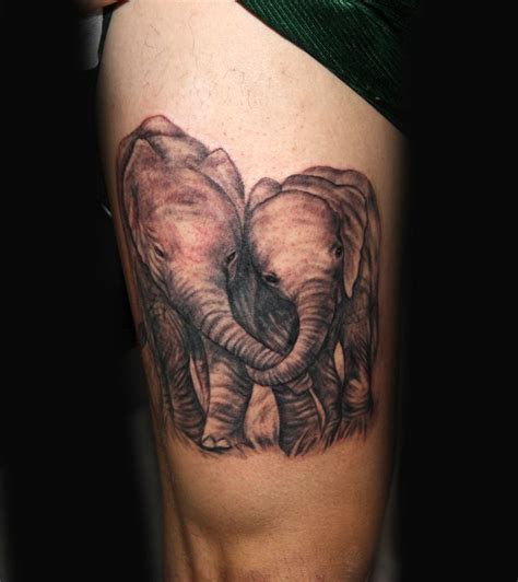 pin by lindsey de leau on tattoo elephant thigh tattoo elephant tattoo design elephant tattoos