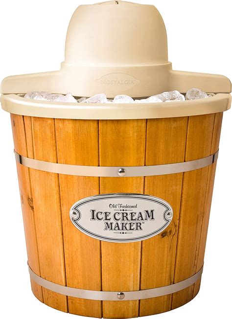 Nostalgia Wicm4l Electric Ice Cream Maker Makes 4 Quarts Frozen Yogurt