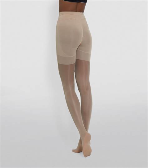 Wolford Nude Pure 30 Complete Support Tights Harrods UK
