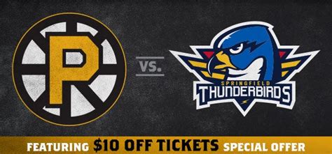 Providence Bruins vs. Springfield Thunderbirds | Dunkin' Donuts Center