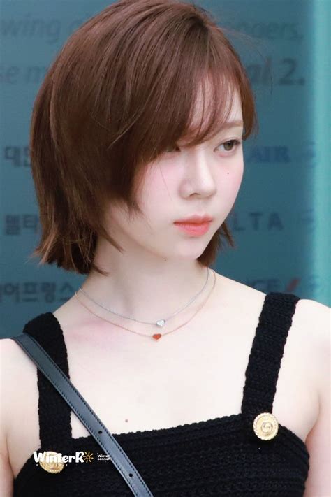 Cr Wintersonner Asteria Pink Lips Short Hair Cuts Korean Girl