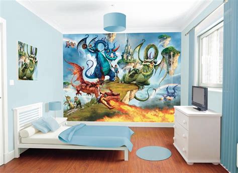 Land Of The Knights And Dragons From Wolfstock Uk Dragon Wall Mural
