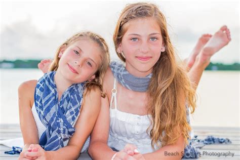 Sisters On The Dock Beach Shutters Photography