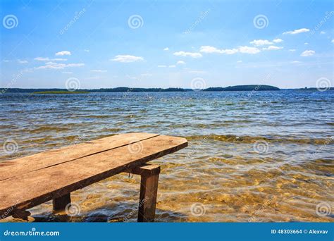 Beautiful Lake With Crystal Water Stock Photo Image Of Belarus