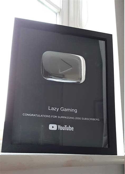 Are youtube silver play button awards now a joke? Personalized Replica YouTube Gold or Silver Play Button ...