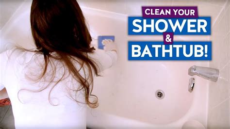 how to clean a bathtub and shower easy bathroom cleaning routine youtube clean bathtub