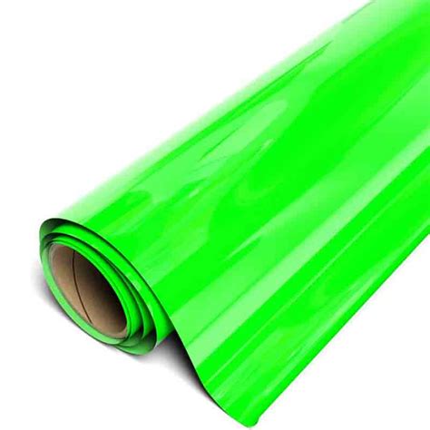 12 Fluorescent Green Siser Easyweed Heat Transfer Vinyl Htv