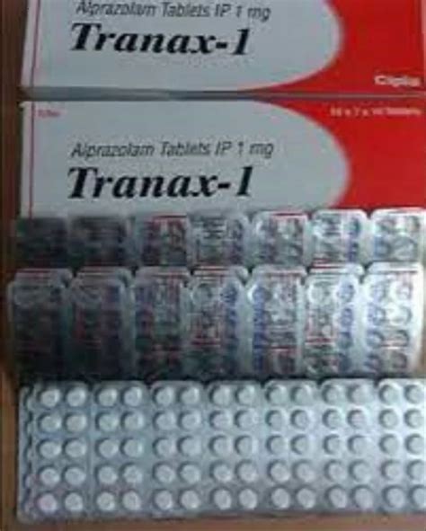 Tranax Alprazolam 1mg Tablet At Rs 5300box Ratangarh Id 2852829492430