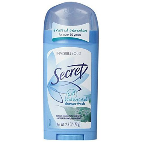 Secret Original Shower Fresh Scent Womens Invisible Solid Ph Balanced