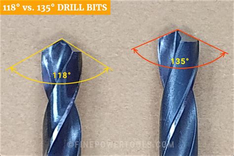 Vs Drill Bit Point Angles Explained With Pics